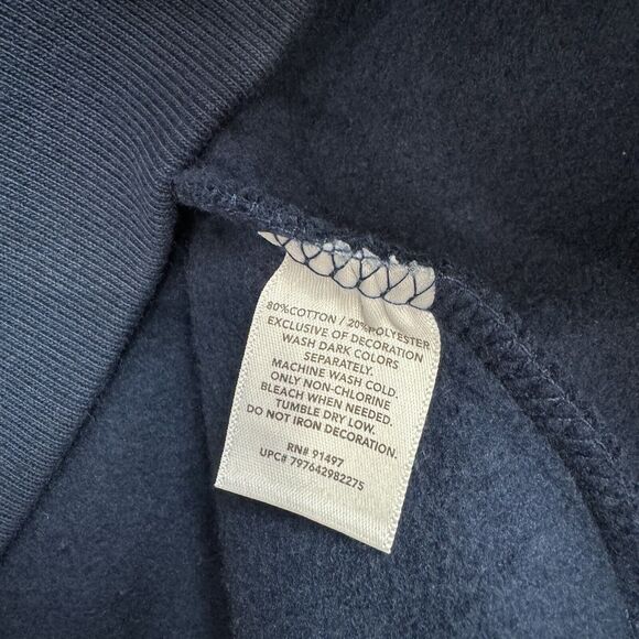 State Of Mine Sz XL 3D Oklahoma Hoodie Men Blue Drawstring Kangaroo Pocket NWT - Picture 9 of 9